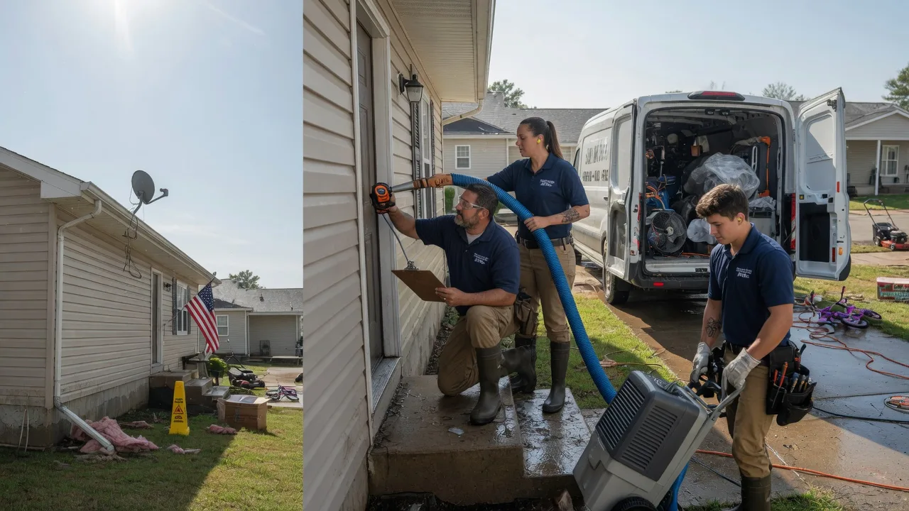 Ceiling Water Damage Restoration in Oaktown, IN near me